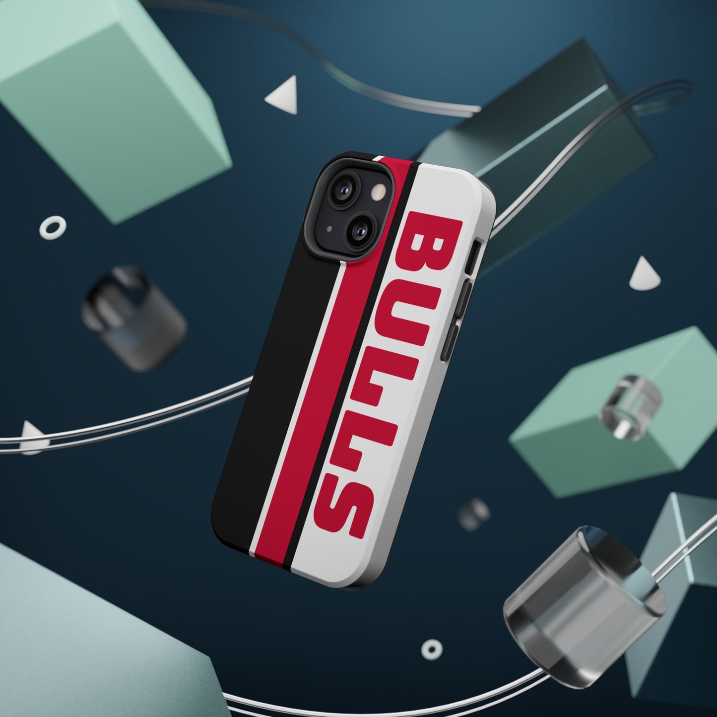 Bulls Phone Case, Magnetic Phone Case, Retro Phone Case