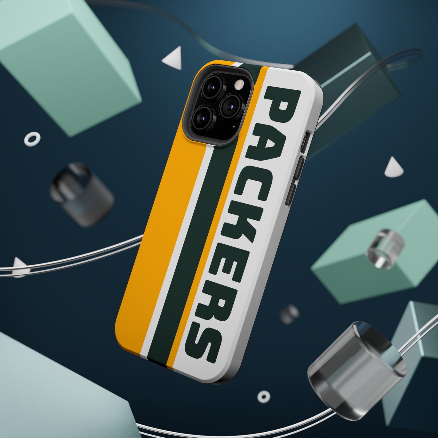 Packers Phone Case, Magnetic Phone Case, Retro Phone Case, Baseball Case for iPhone or Samsung, Football Gifts