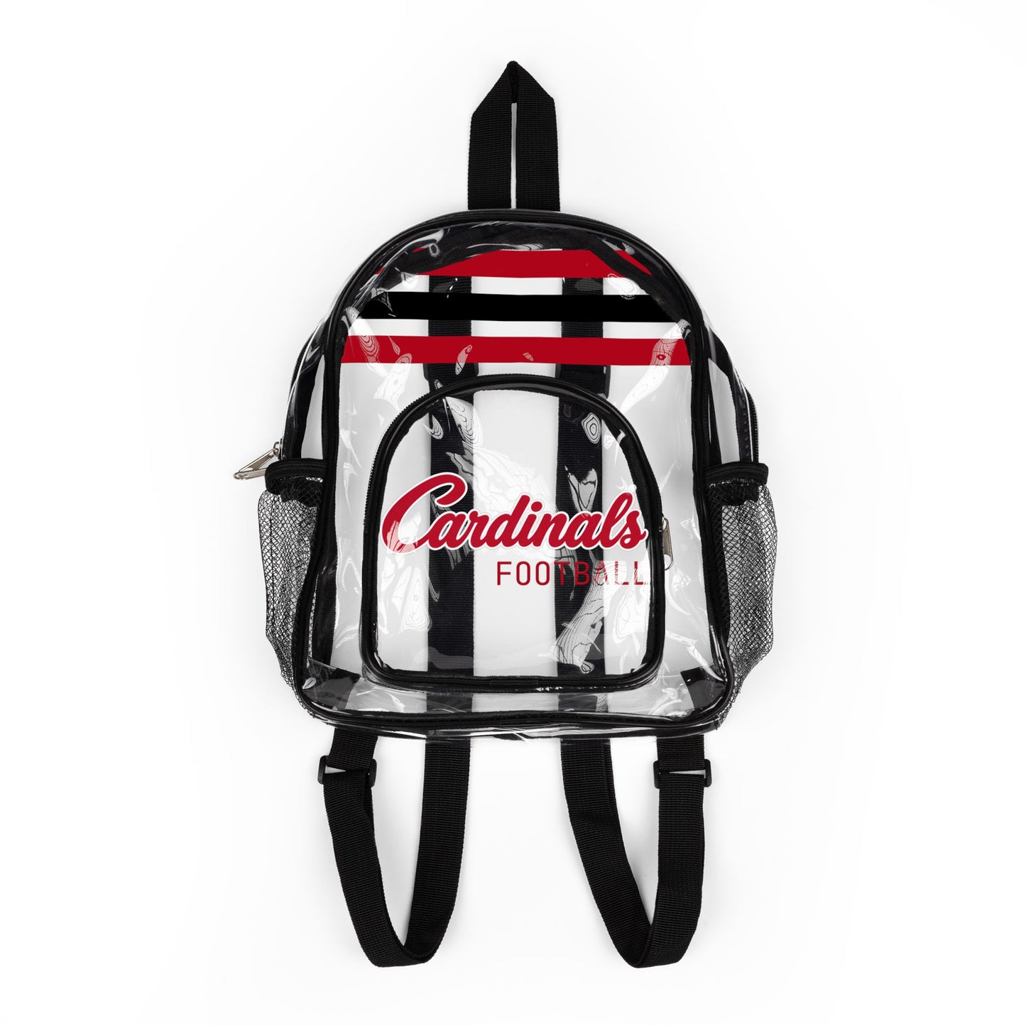 Cardinals Clear Backpack, Stadium Bag, Football Belt Bag, Transparent Fanny Pack