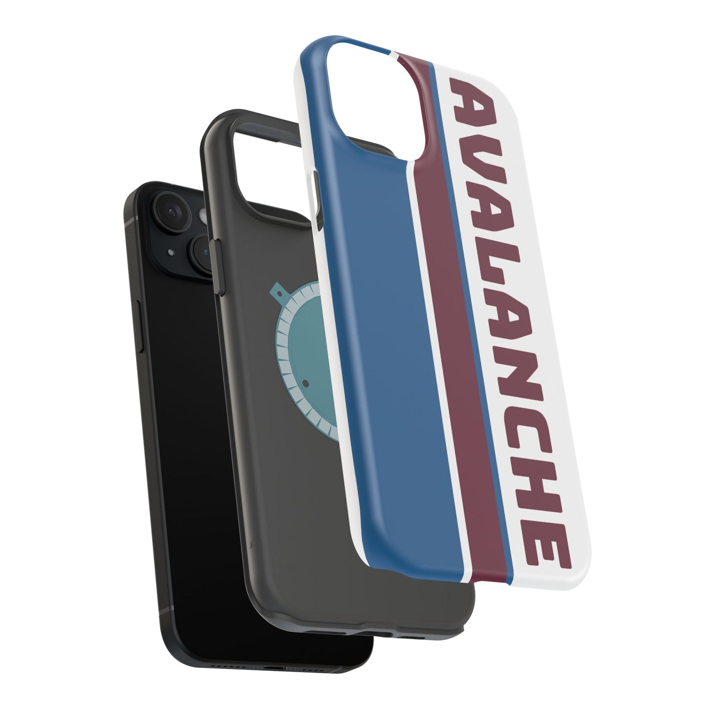 Avalanche Phone Case, Magnetic Phone Case, Retro Phone Case, Matte/Glossy Phone Case, Hockey Gifts