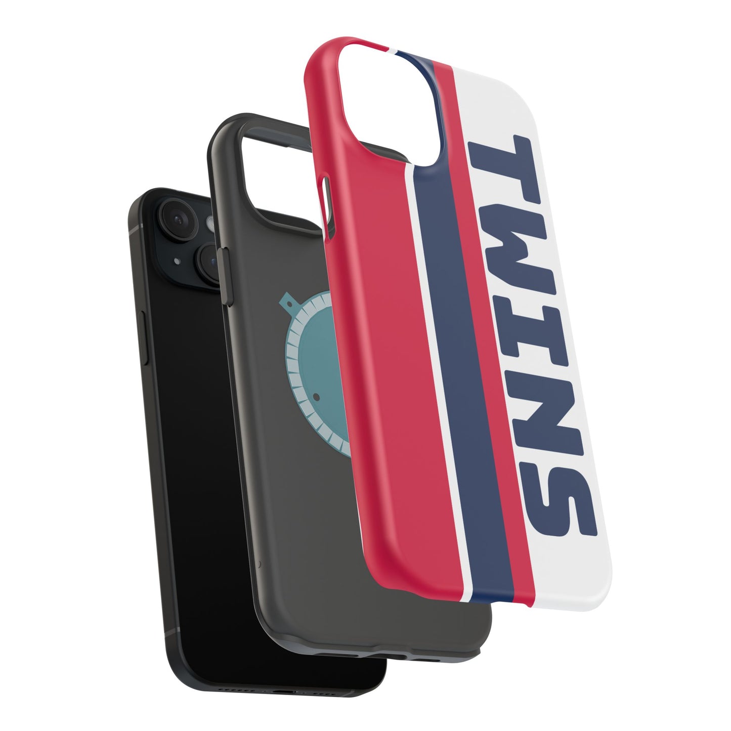 Twins Phone Case, Retro Phone Case, Case for iPhone, Case for Samsung, Baseball Phone Case