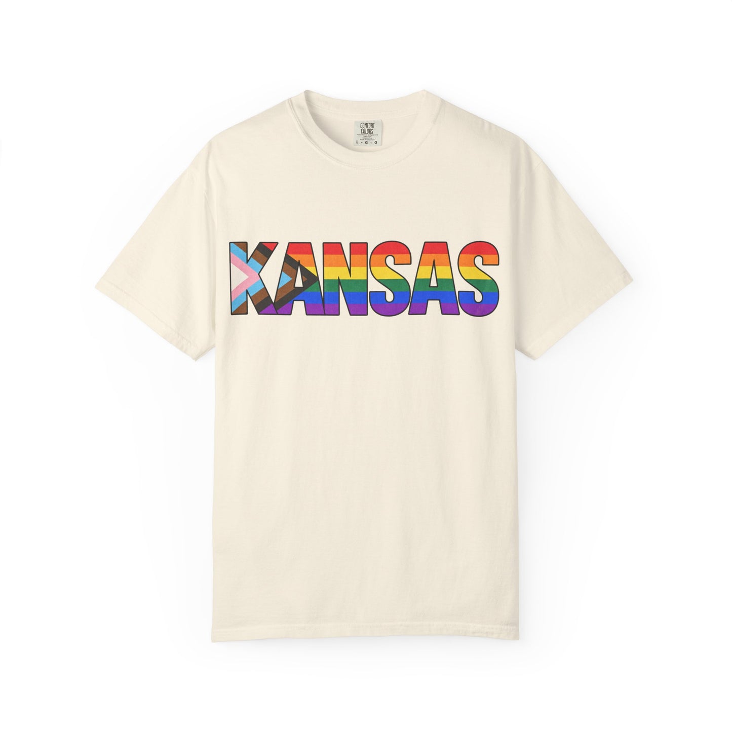 Kansas Pride Rainbow T-Shirt, Kansas Pride Shirt, LGBTQIA Shirt