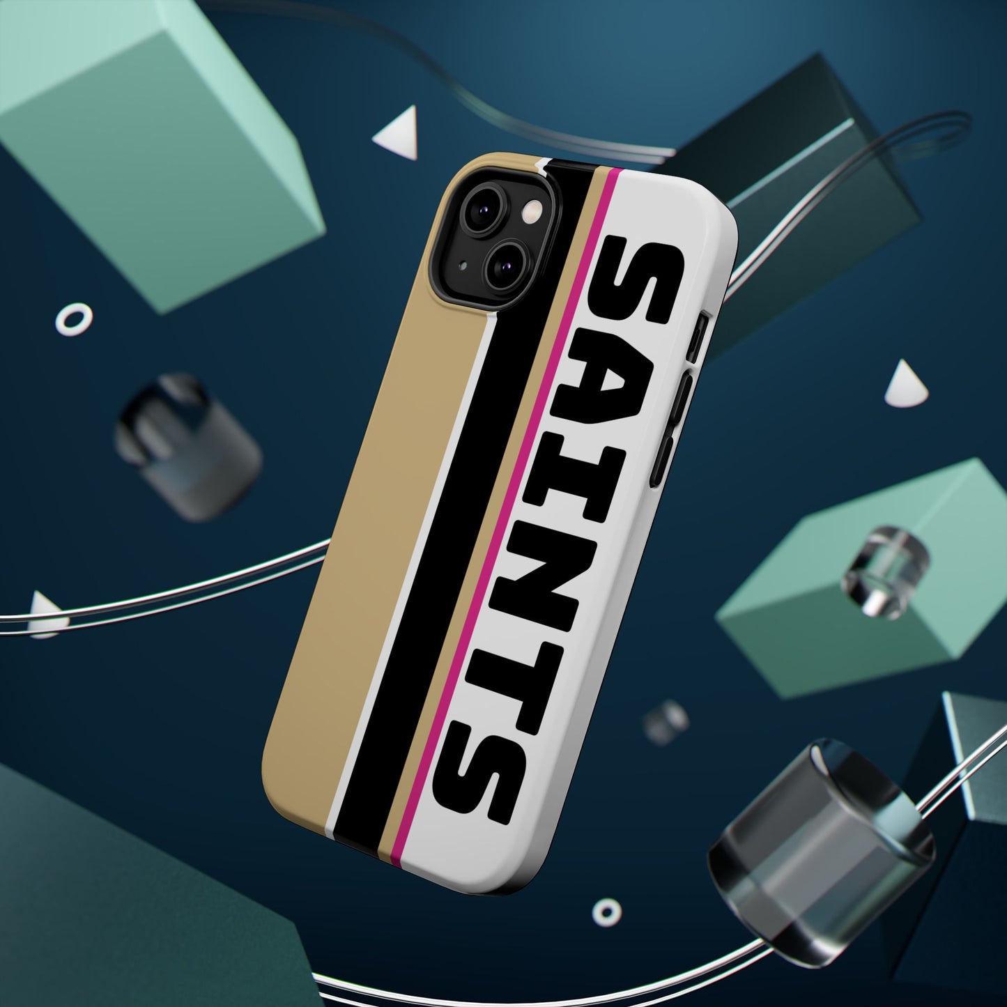 Saints Phone Case, Magnetic Phone Case, Retro Phone Case, Football Gifts