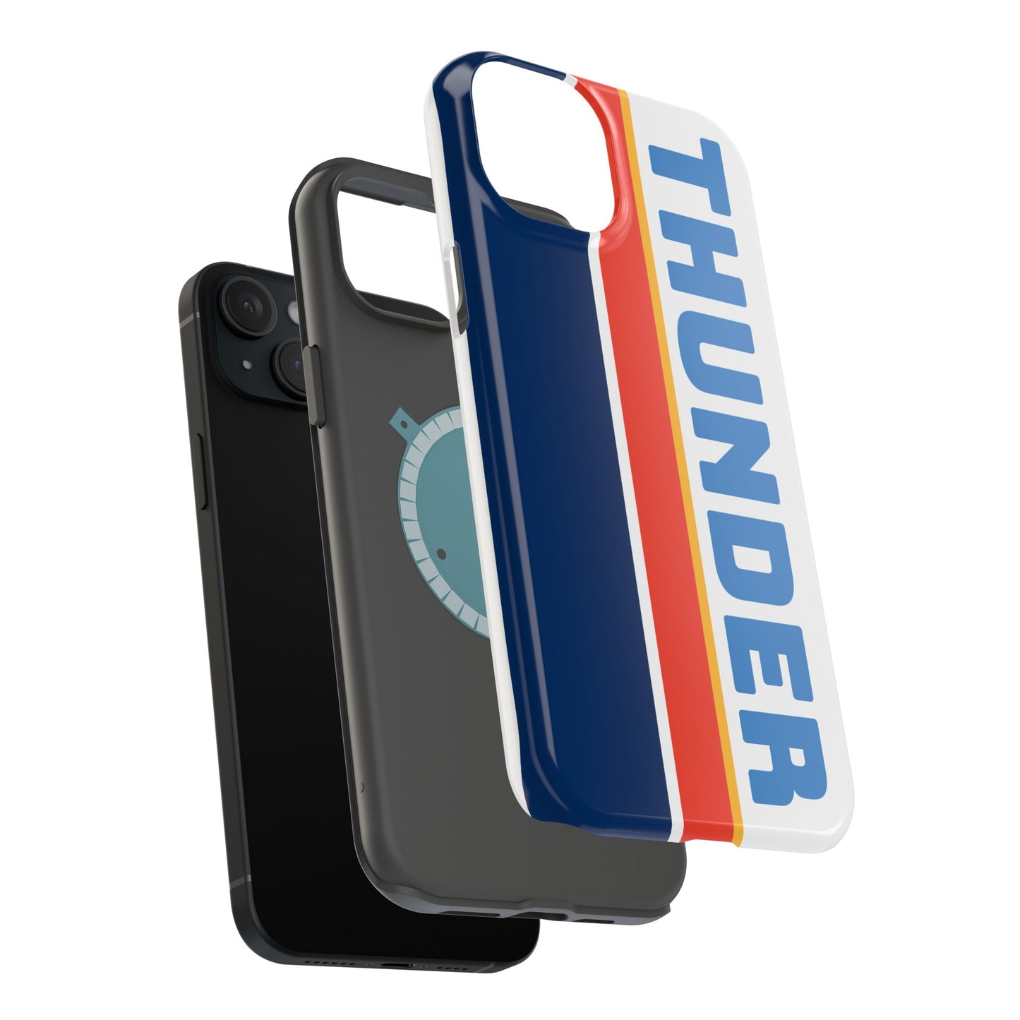 Thunder Phone Case, Magnetic Phone Case, Retro Phone Case, Basketball Gifts