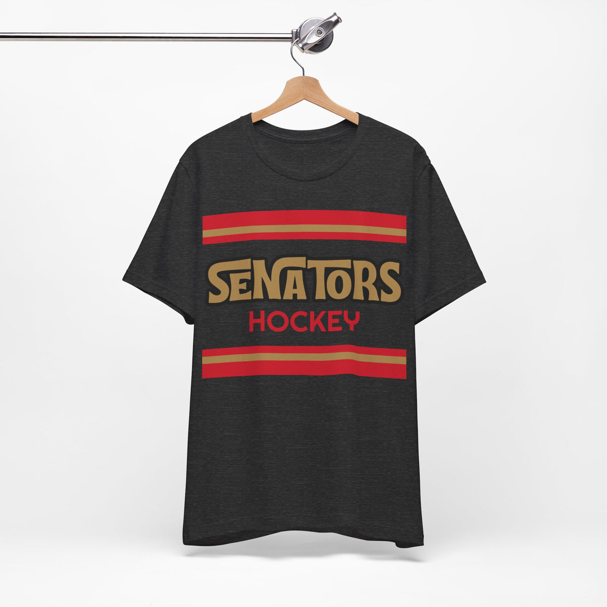Retro Senators Shirt, Vintage Striped Senators Hockey T-Shirt