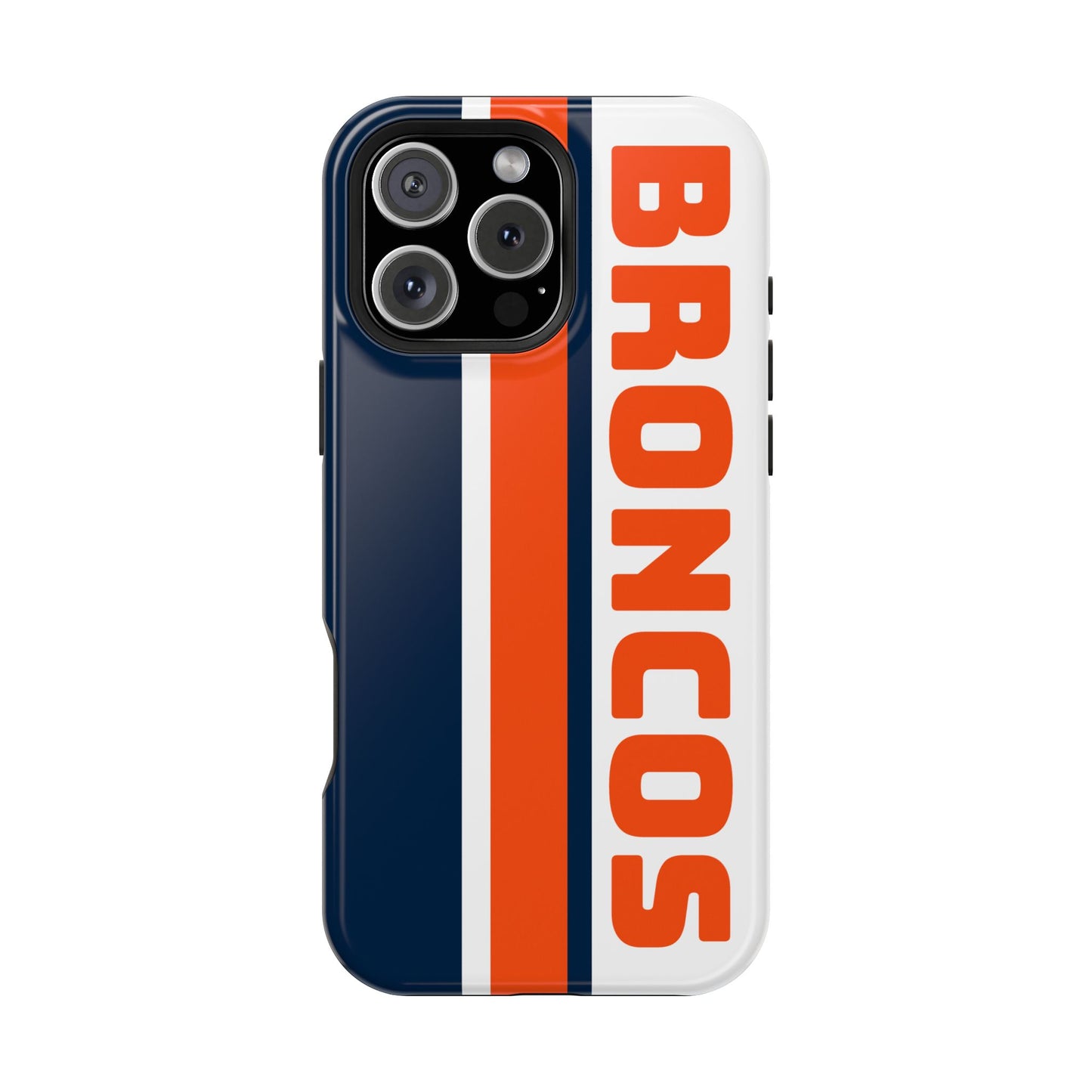 Broncos Phone Case, Magnetic Phone Case, Retro Phone Case, Baseball Case for iPhone or Samsung, Football Gifts