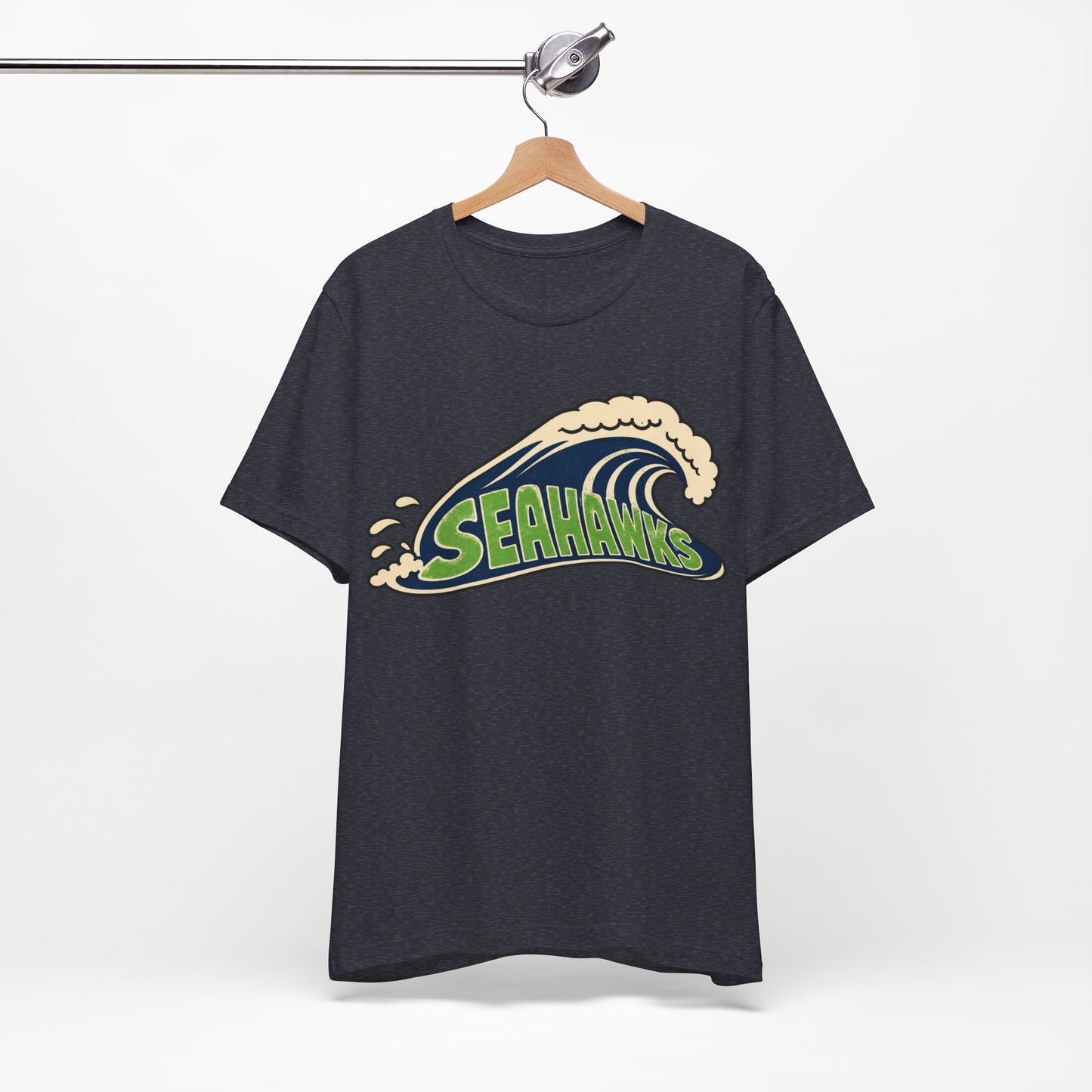 Seahawks Mascot T-Shirt, Retro Seahawks Graphic Tee, Football Shirt