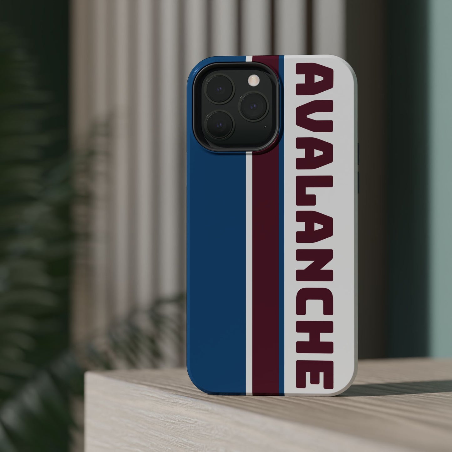 Avalanche Phone Case, Magnetic Phone Case, Retro Phone Case, Matte/Glossy Phone Case, Hockey Gifts