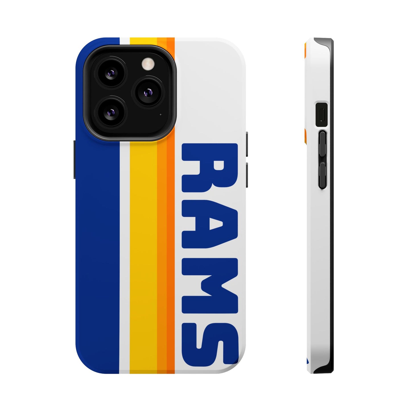 Rams Phone Case, Magnetic Phone Case, Retro Phone Case, Football Case for iPhone or Samsung