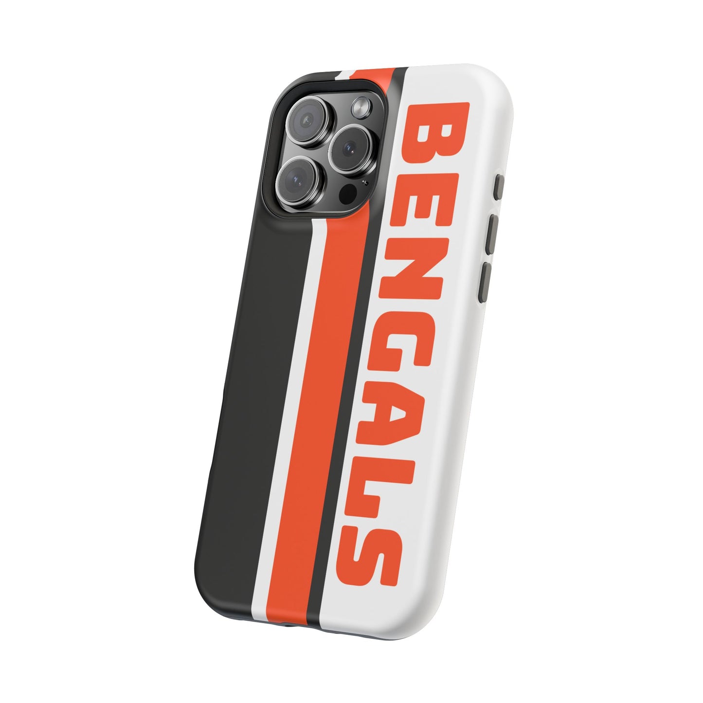 Bengals Phone Case, Magnetic Phone Case, Retro Phone Case, Baseball Case for iPhone or Samsung, Football Gifts