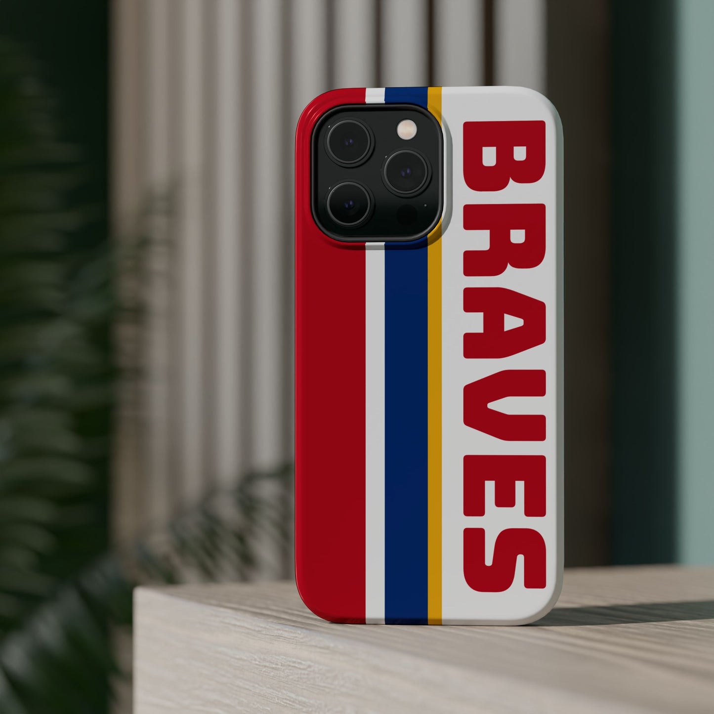 Braves Phone Case, Magnetic Phone Case, Baseball Phone Case, Retro Phone Case