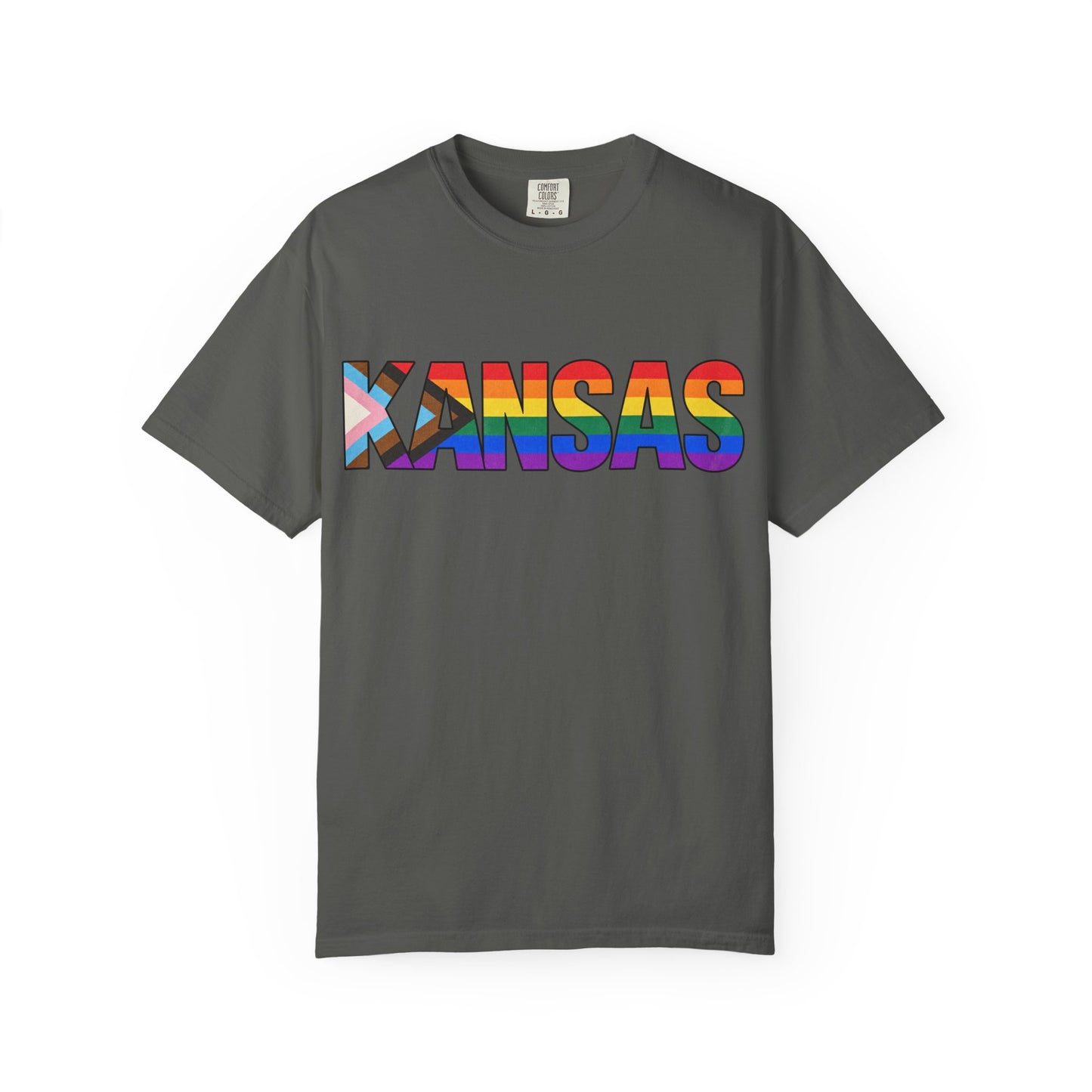 Kansas Pride Rainbow T-Shirt, Kansas Pride Shirt, LGBTQIA Shirt