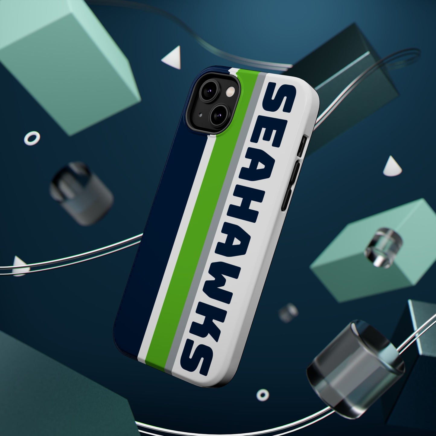 Seahawks Phone Case, Magnetic Phone Case, Retro Phone Case, Football Case for iPhone or Samsung