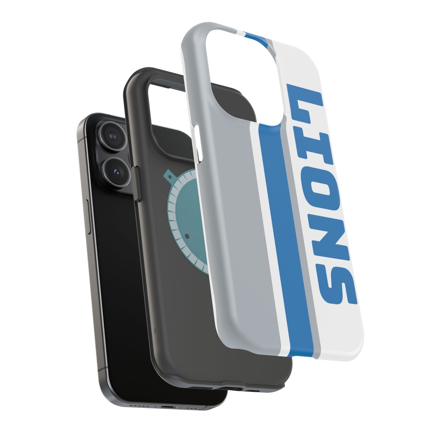 Lions Phone Case, Magnetic Phone Case, Retro Phone Case, Football Gifts