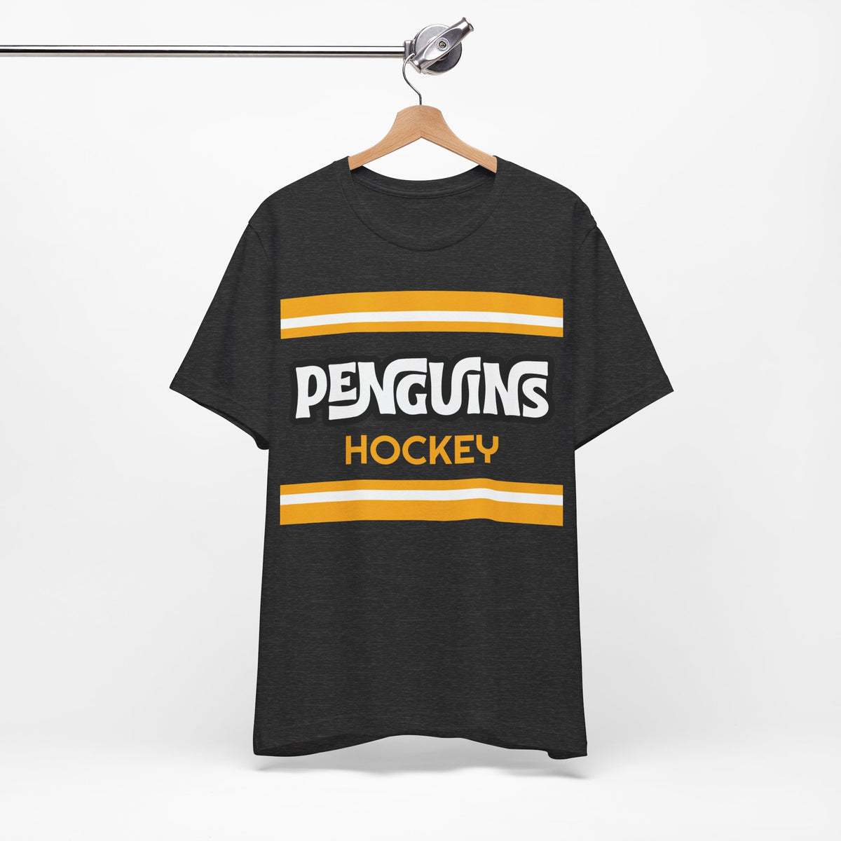 Retro Penguins Wings Shirt, Vintage Striped Penguins T-Shirt