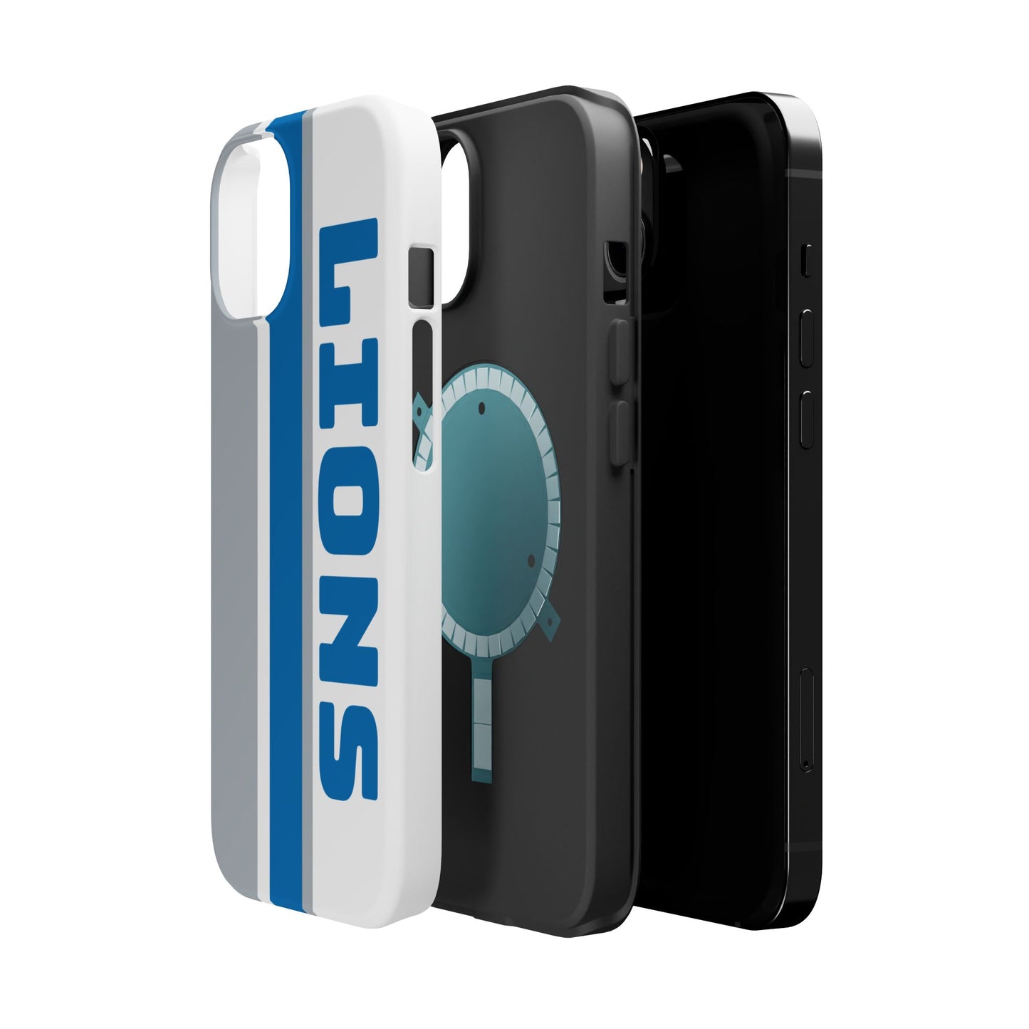 Lions Phone Case, Magnetic Phone Case, Retro Phone Case, Football Gifts