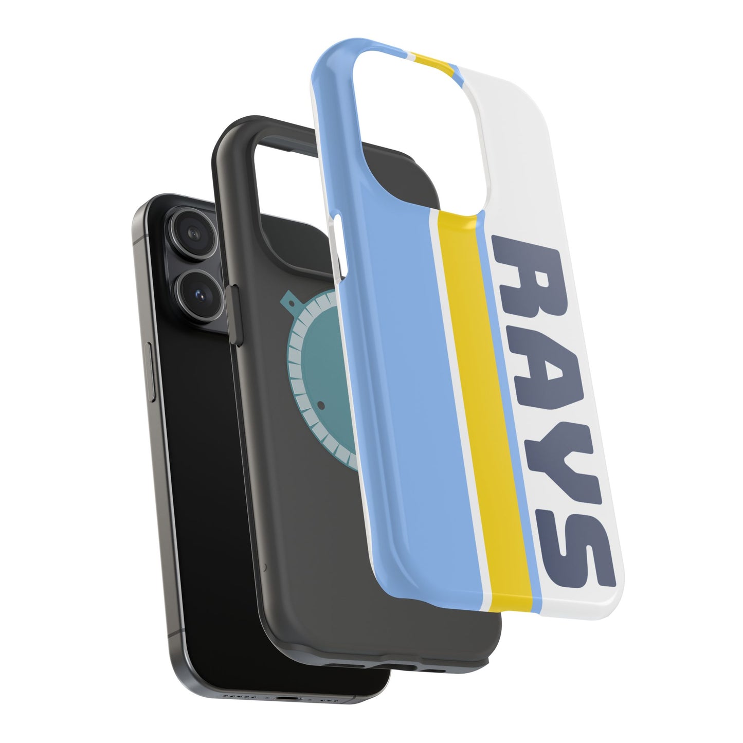 Rays Phone Case, Magnetic Phone Case, Retro Phone Case, Baseball Case for iPhone or Samsung, Rays Baseball Gifts