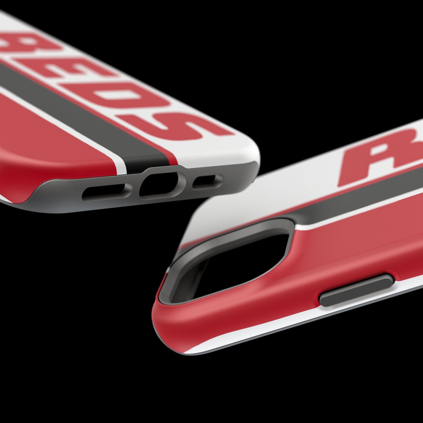 Reds Phone Case, Magnetic Phone Case, Retro Phone Case, Baseball Case for iPhone or Samsung, Reds Baseball Case