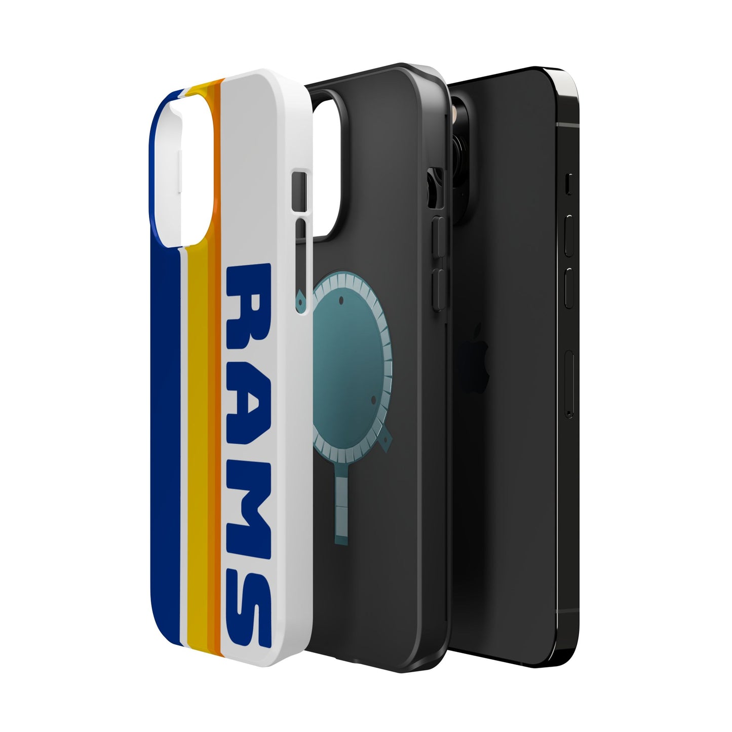 Rams Phone Case, Magnetic Phone Case, Retro Phone Case, Football Case for iPhone or Samsung
