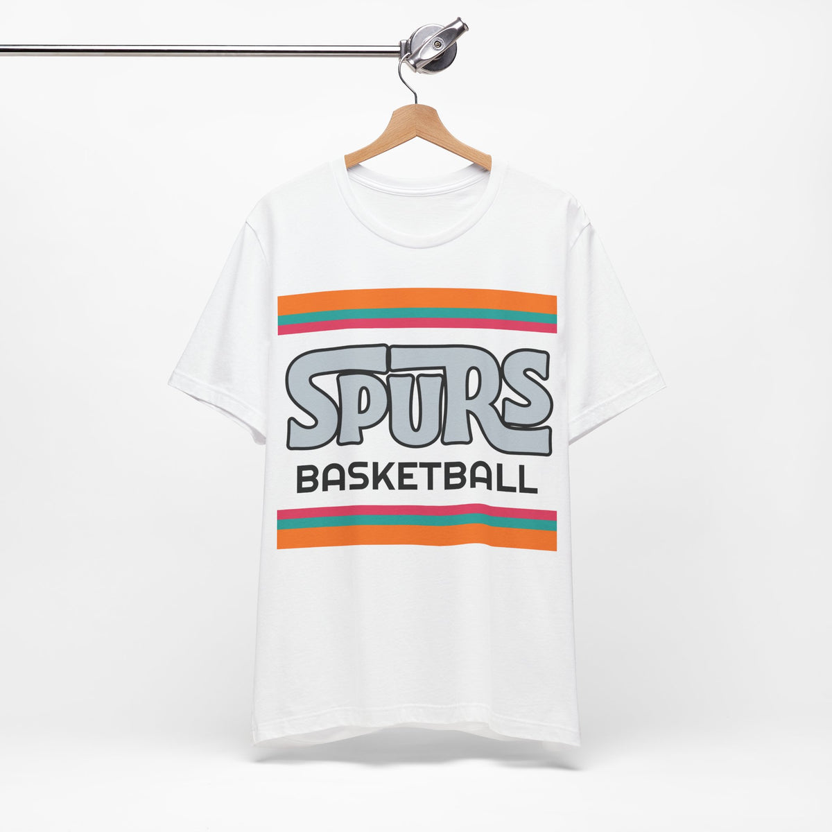 Retro Spurs Shirt, Vintage Striped Spurs T-Shirt