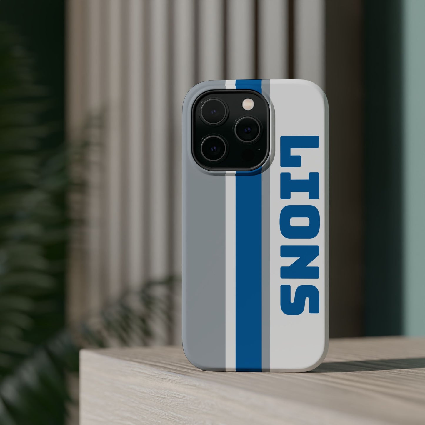Lions Phone Case, Magnetic Phone Case, Retro Phone Case, Football Gifts