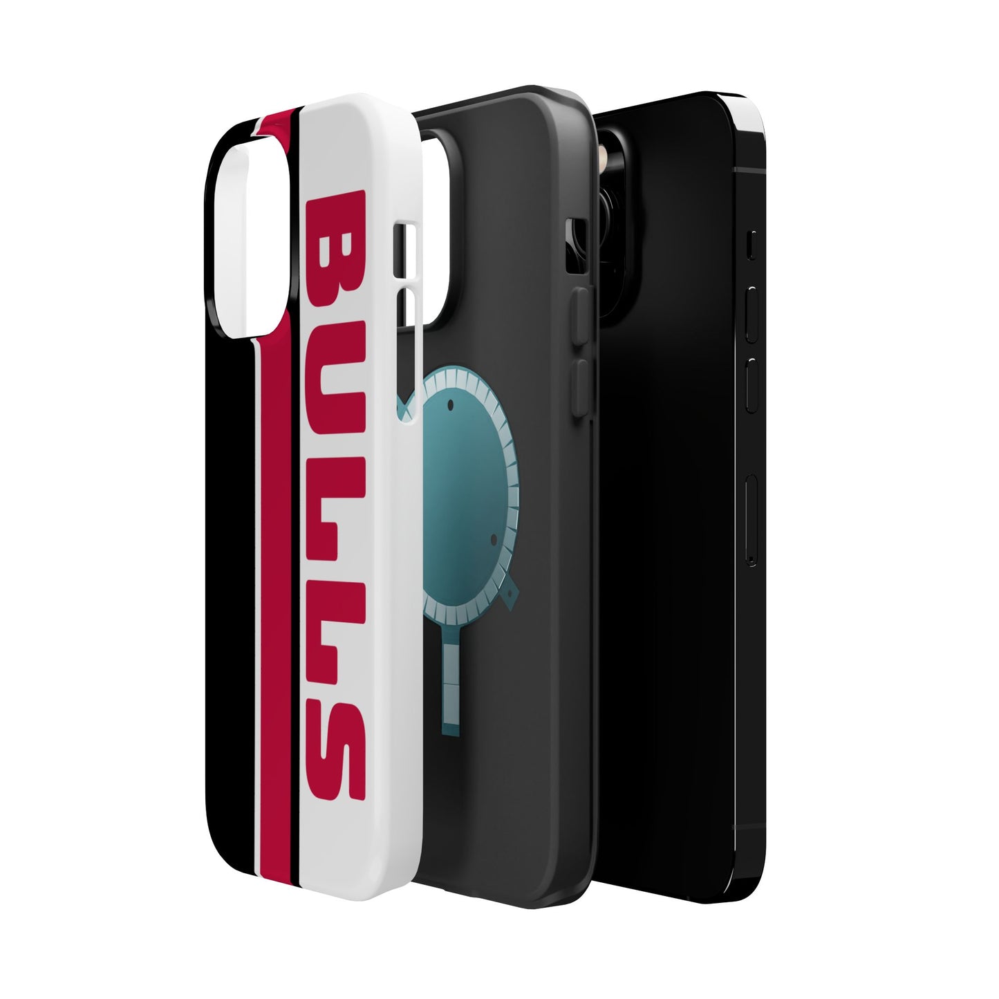 Bulls Phone Case, Magnetic Phone Case, Retro Phone Case