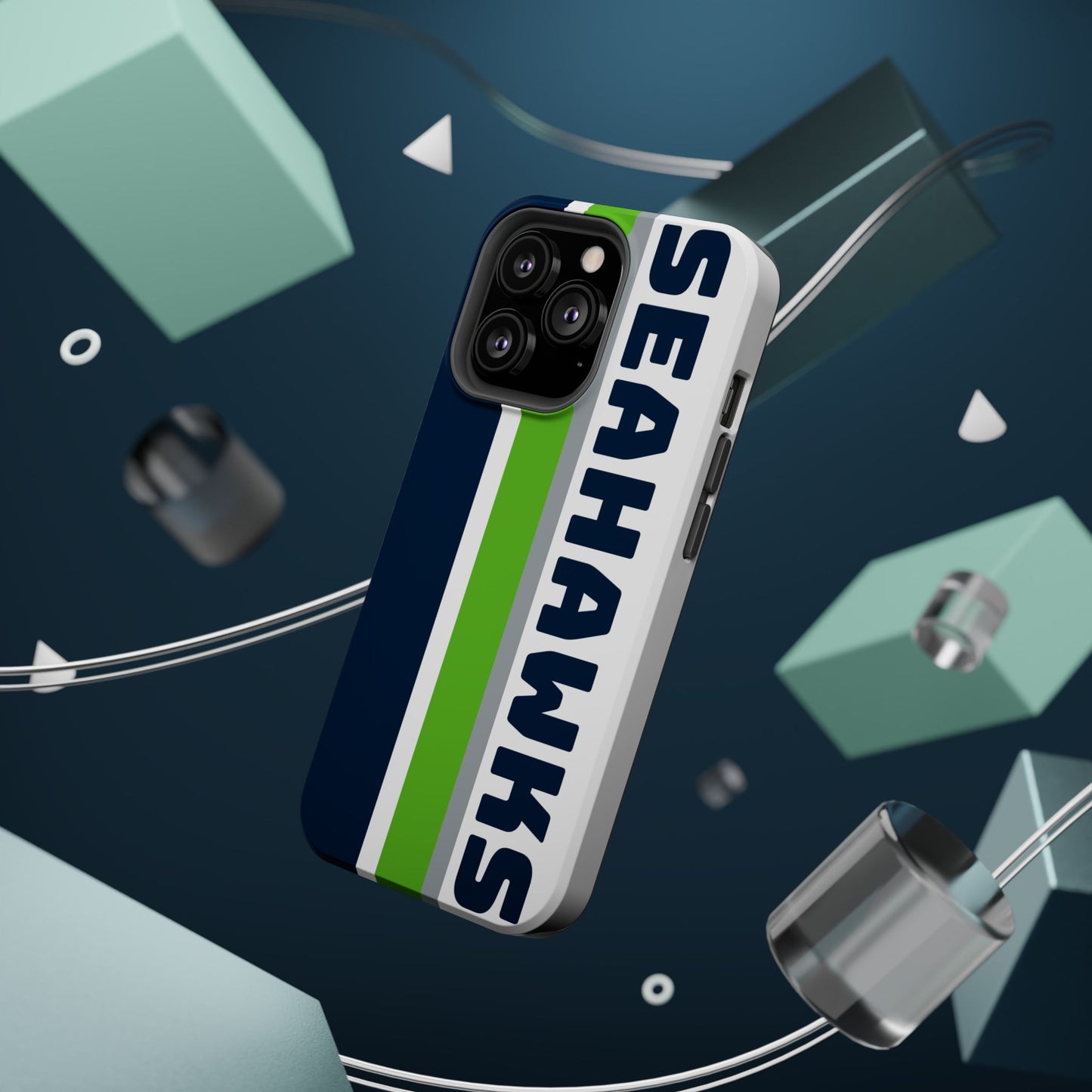 Seahawks Phone Case, Magnetic Phone Case, Retro Phone Case, Football Case for iPhone or Samsung