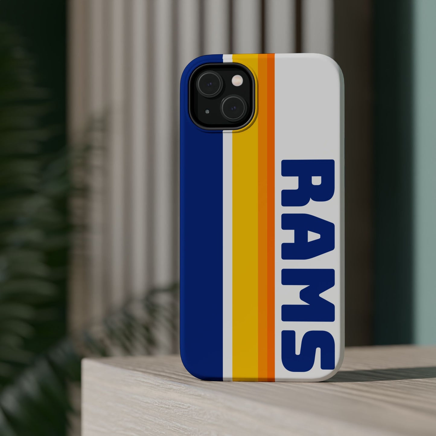 Rams Phone Case, Magnetic Phone Case, Retro Phone Case, Football Case for iPhone or Samsung