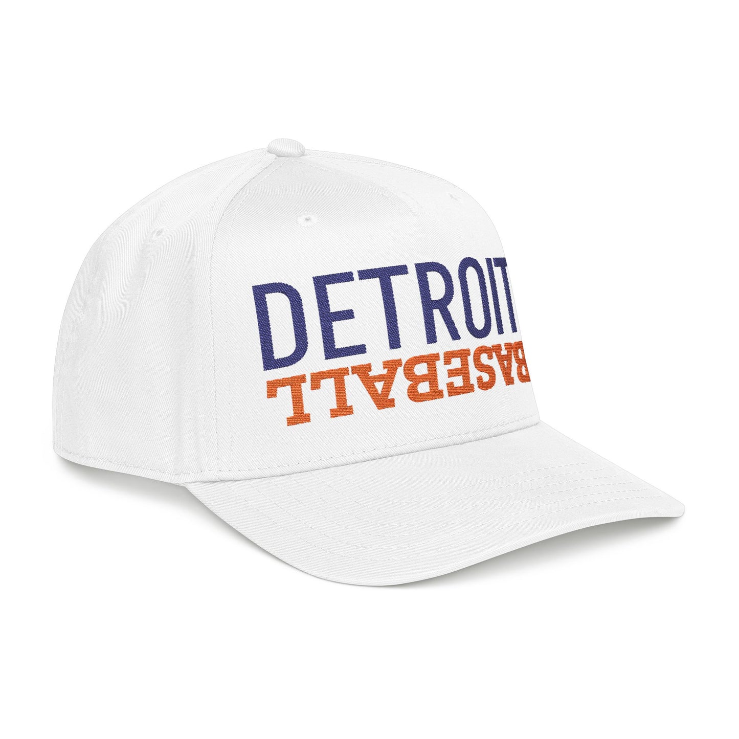 Embroidered Detroit Baseball Hat, Mid Profile Baseball Cap, Sports Gifts