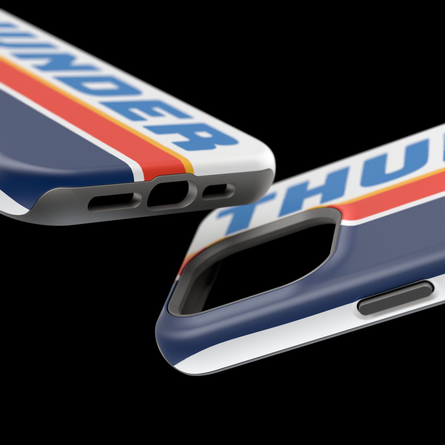 Thunder Phone Case, Magnetic Phone Case, Retro Phone Case, Basketball Gifts