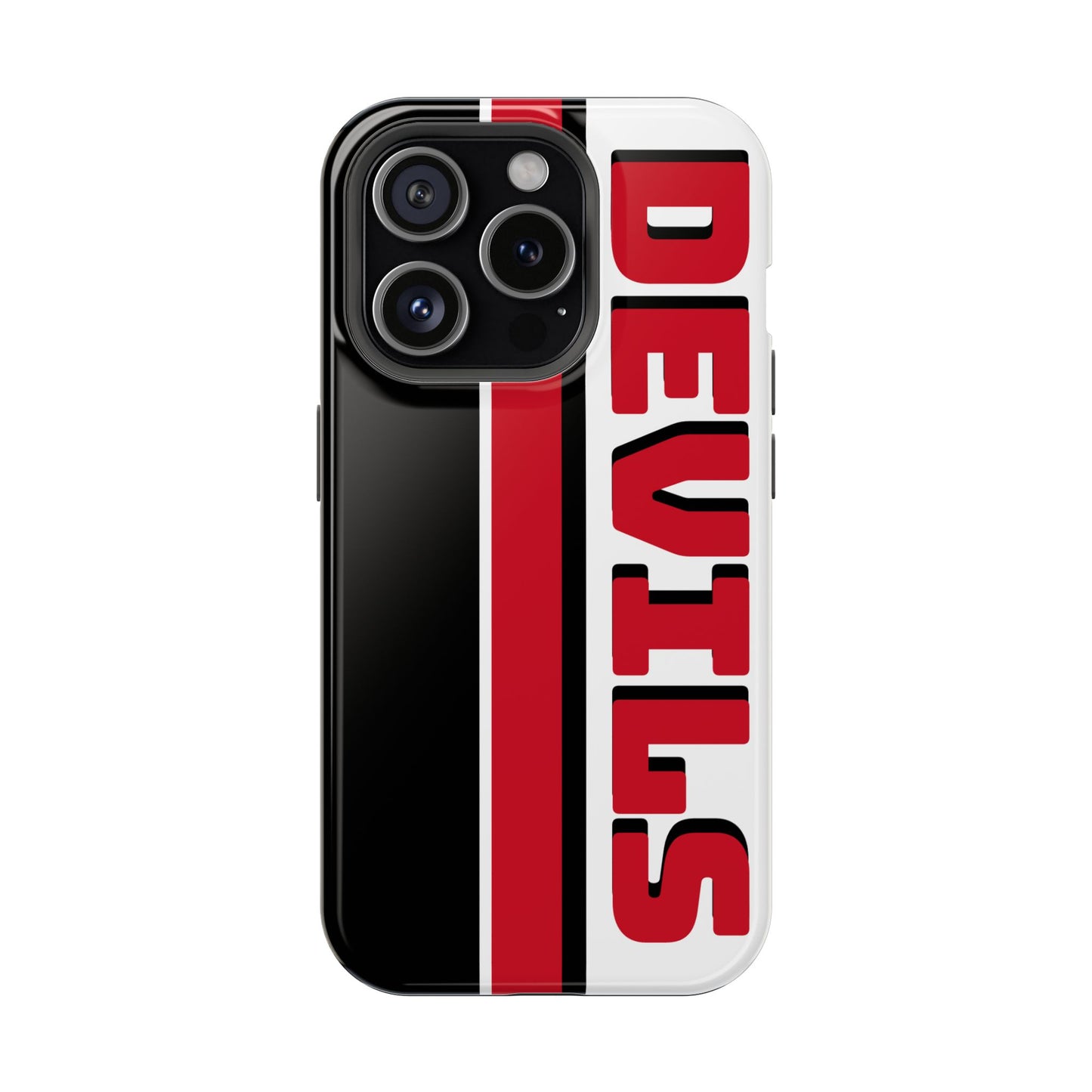 Devils Phone Case, Magnetic Phone Case, Retro Phone Case, Hockey Gifts