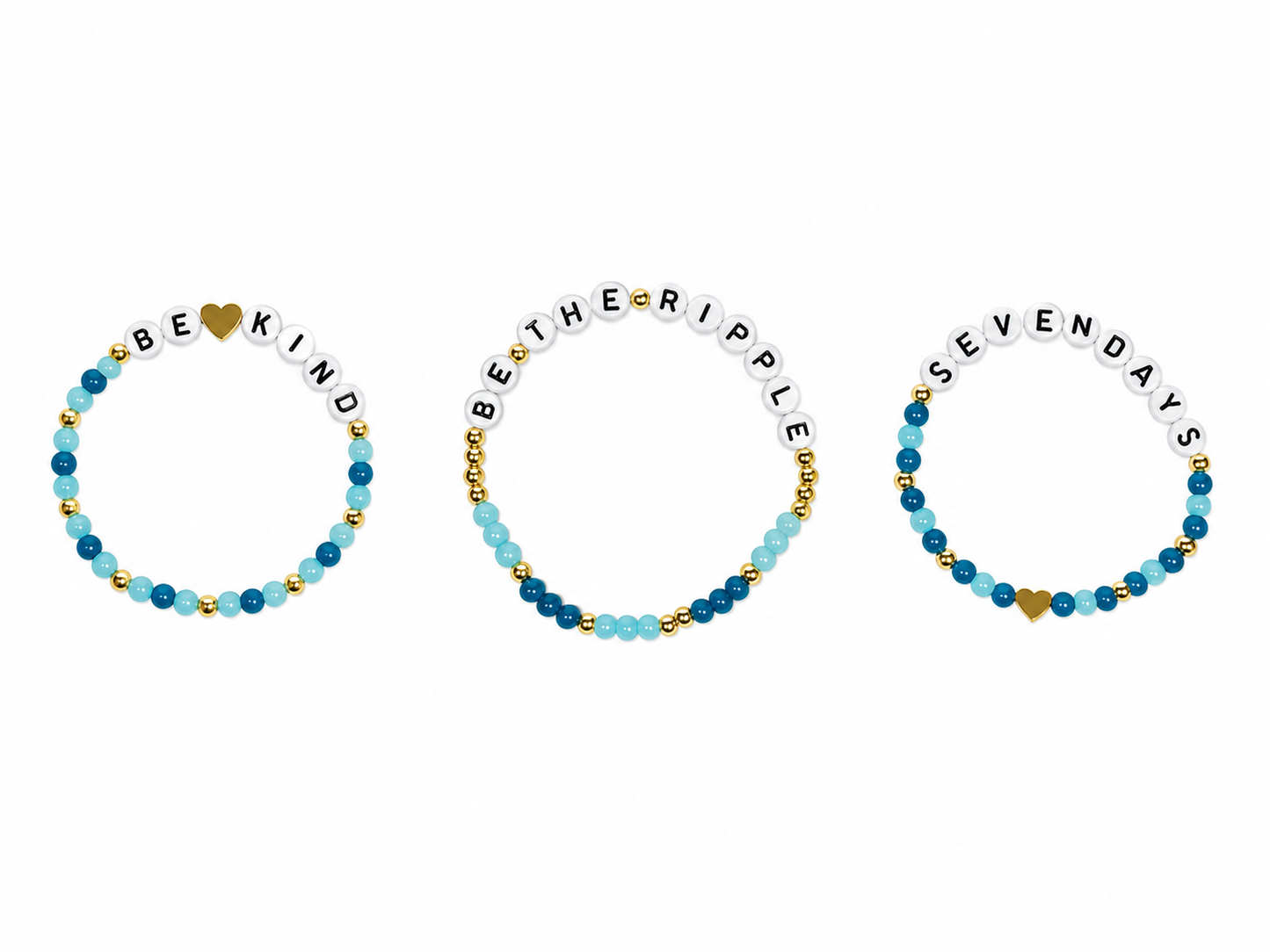 SevenDays, Be the Ripple or Be Kind Bracelet, Proceed Donation to SevenDays