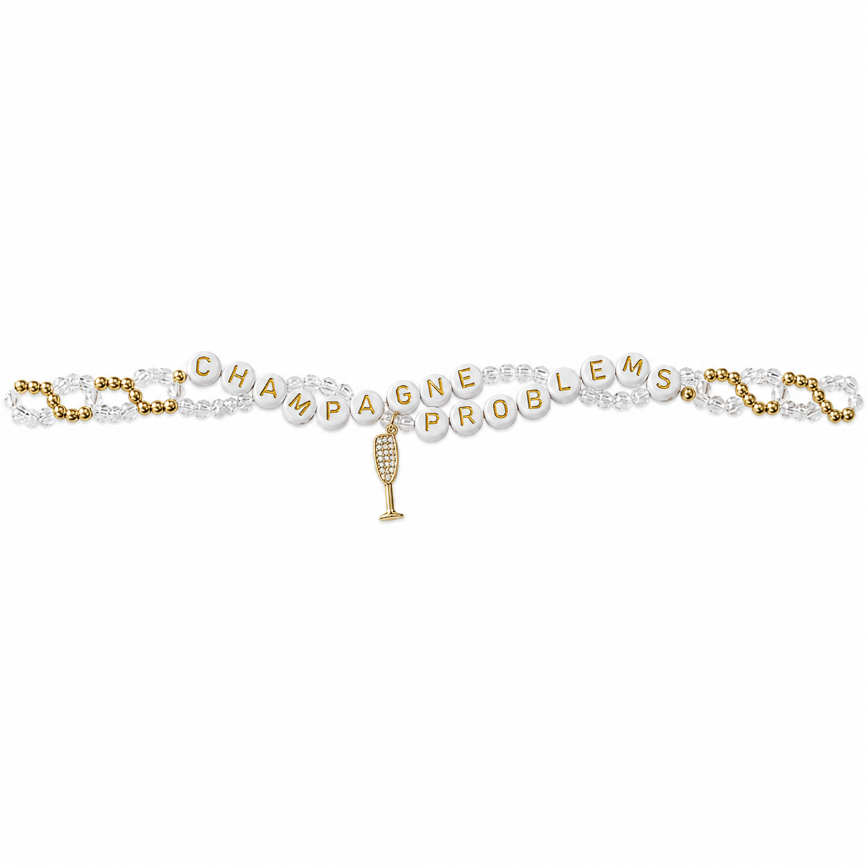 Champagne Problems Bracelet: Gold Charm, Eras Tour Inspired