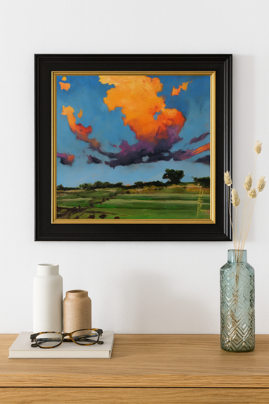 Colorful Cloud Landscape Giclée Print: Museum Quality Wall Art by J. Nunn