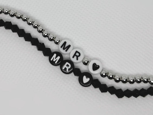 Mr and Mr Couples Matching Bracelets