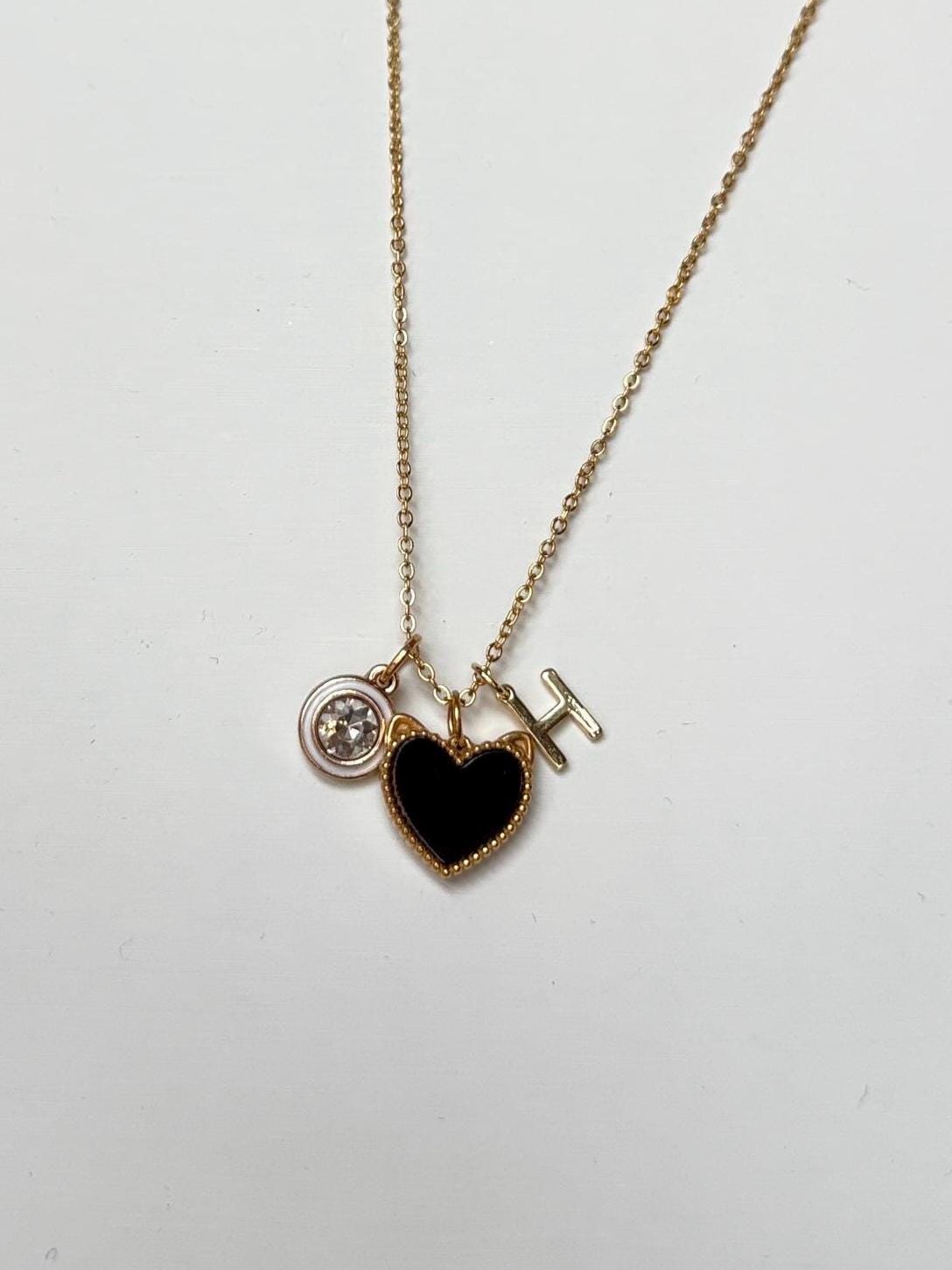 Black Cat Charm Necklace