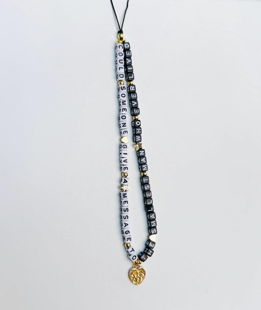 Smallest Man Who Lived Phone Strap with Charm