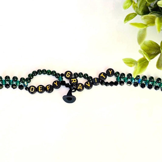 Defy Gravity Bracelet with Optional Witch Hat Charm
